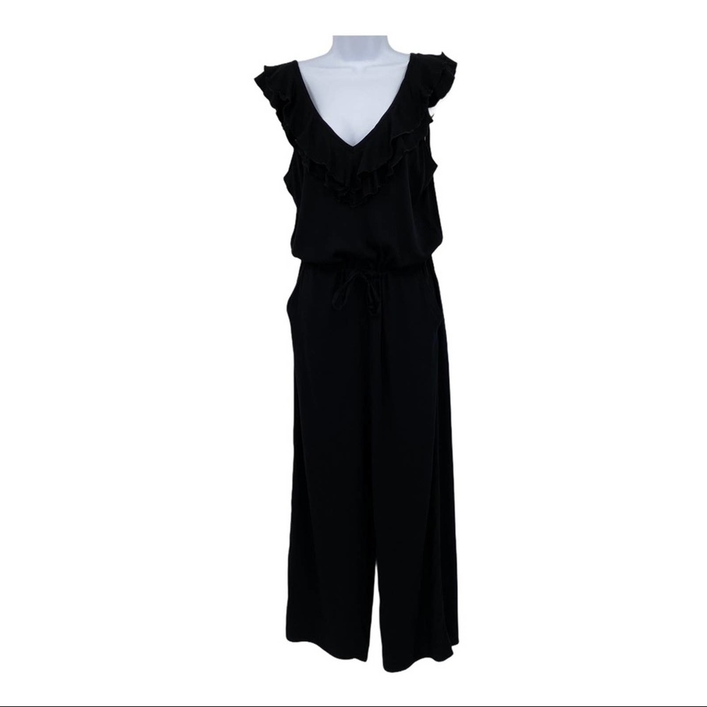 Chaser Heirloom Double Ruffle Wide Leg Jumpsuit